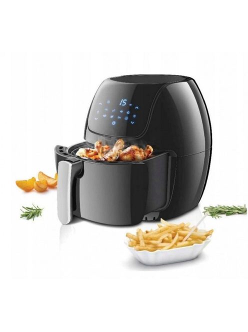 Фритюрник с горещ въздух Air Fryer Voltz/Rosberg V51980F, 1800W, 6.0 литра, Черен - Код G8366