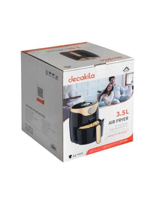 Фритюрник DECAKILA Air Fryer, 3.5 L, 1350 W, Черен - Код G8704